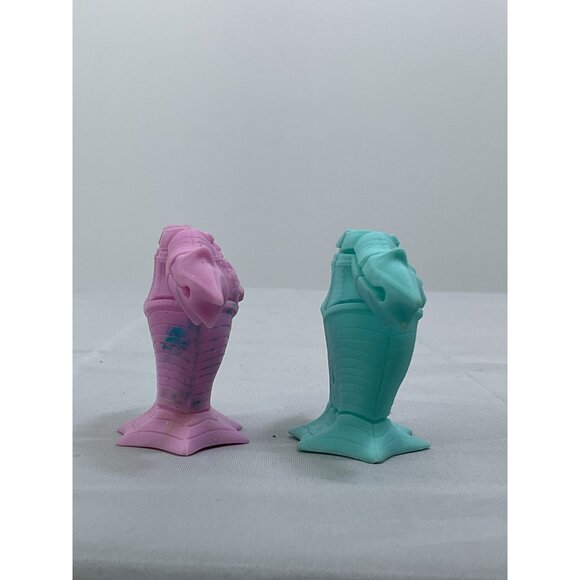 LOL Surprise Doll Dragon Costumes Set Of 2 Pink & Turquoise Mini Figures - Picture 2 of 4